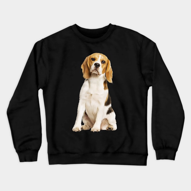 Beagle Dog, Love Beagle Dogs Crewneck Sweatshirt by dukito